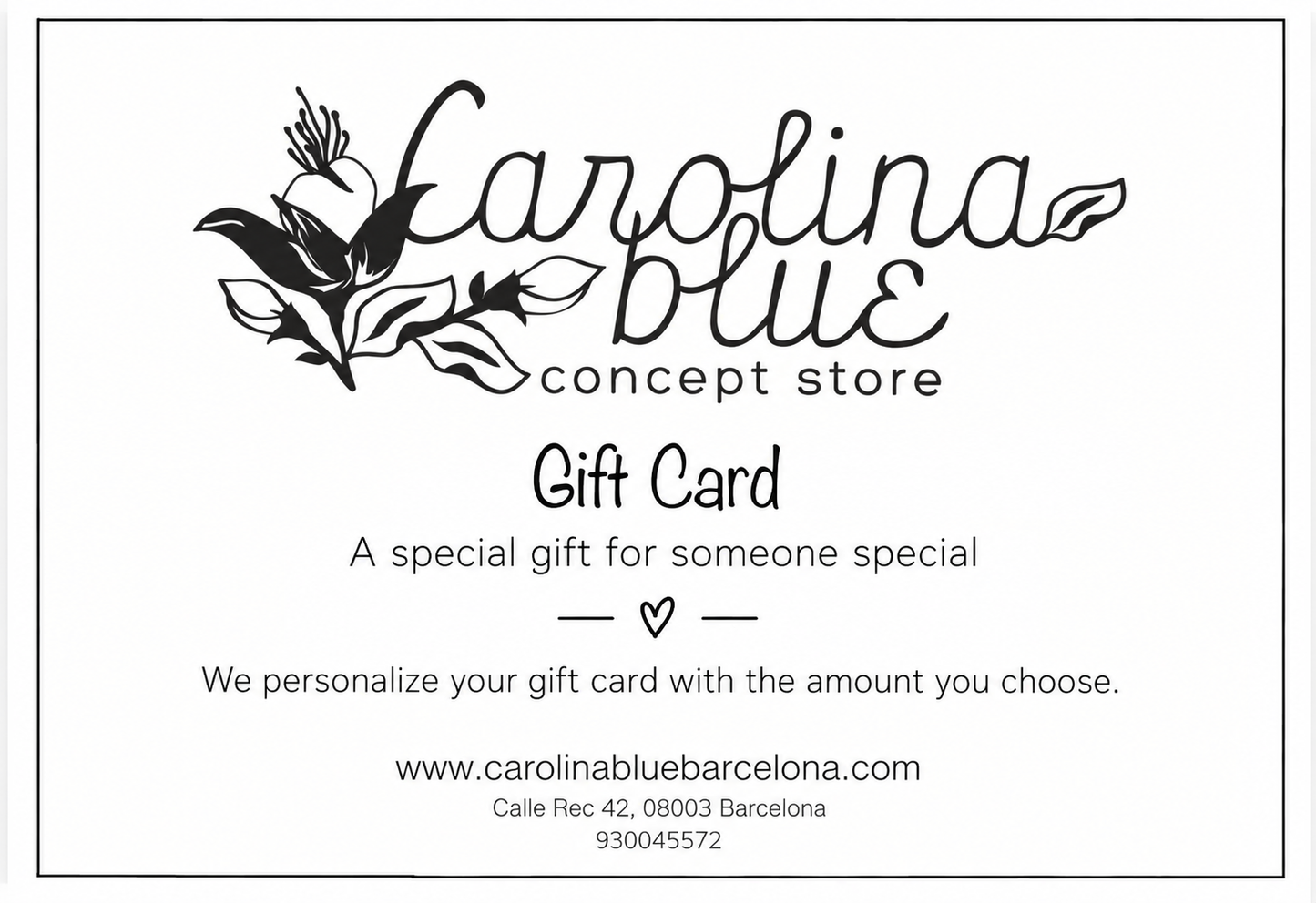 GIFT CARD