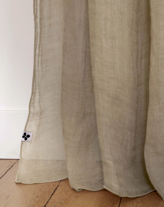 EVY LINEN NATURAL CURTAIN
