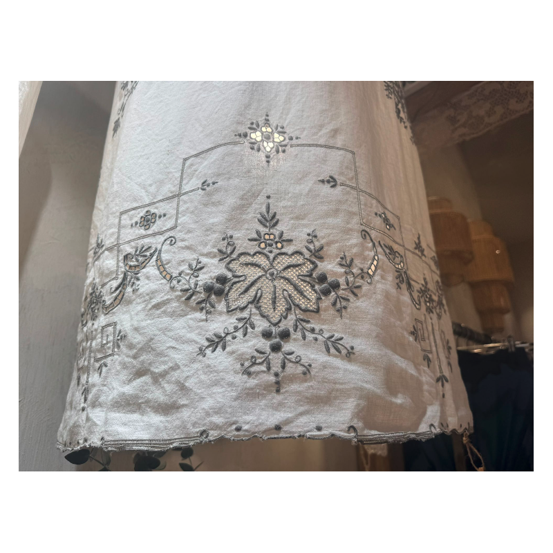 PANTALLA GRIS FLORES