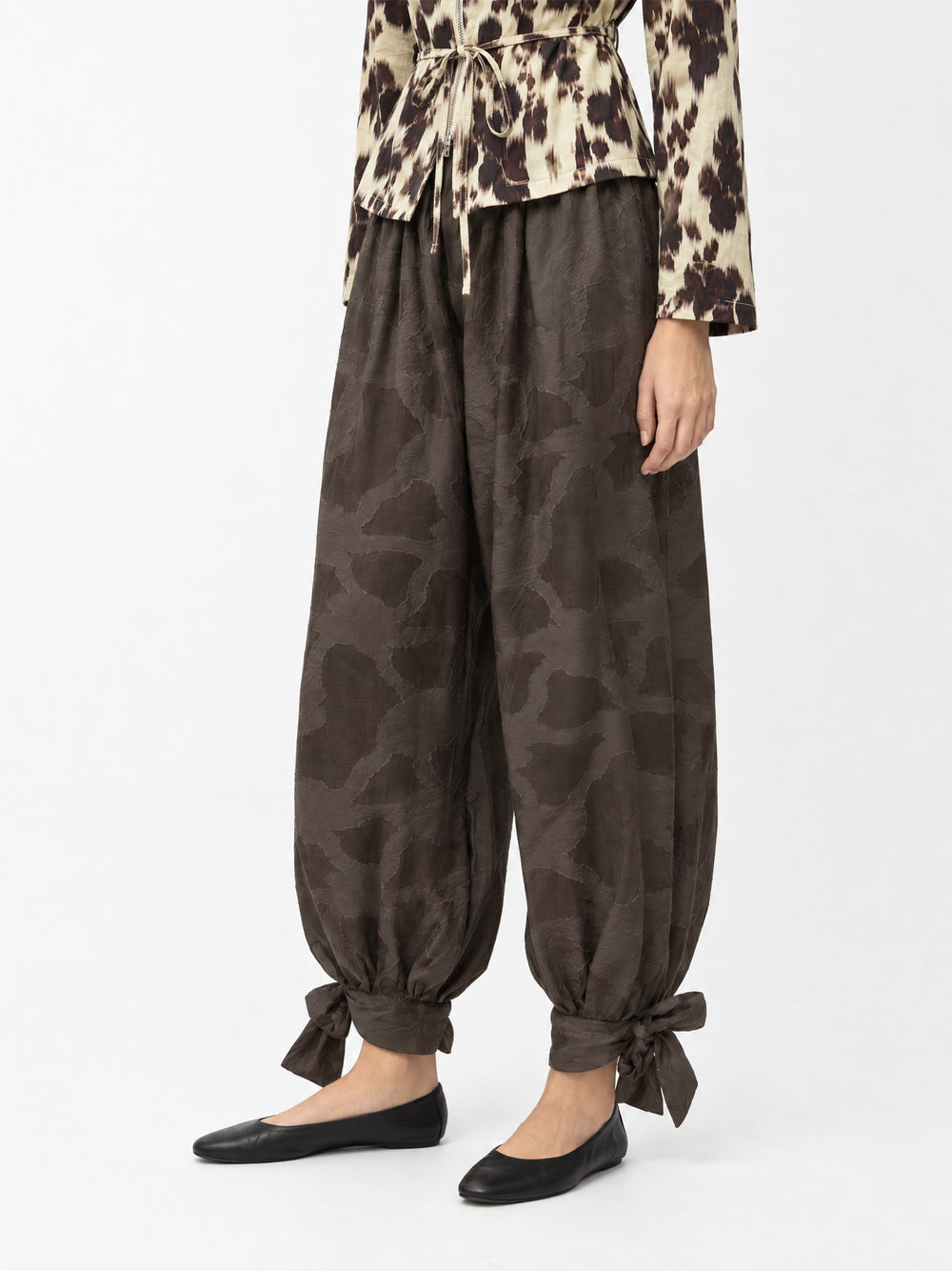 BROWN CRUSH PANTS
