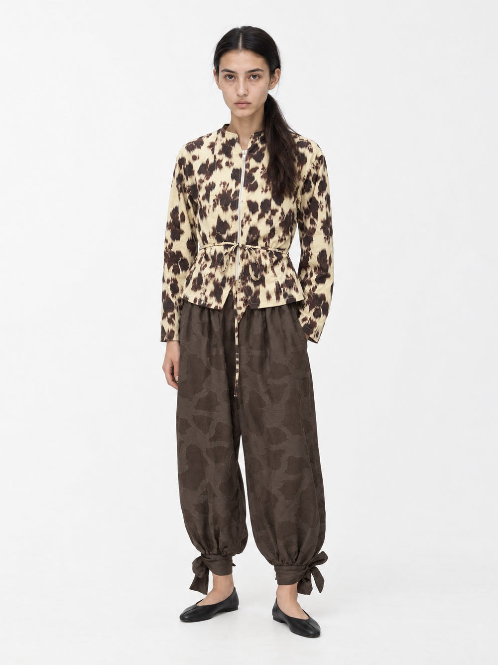 BROWN CRUSH PANTS