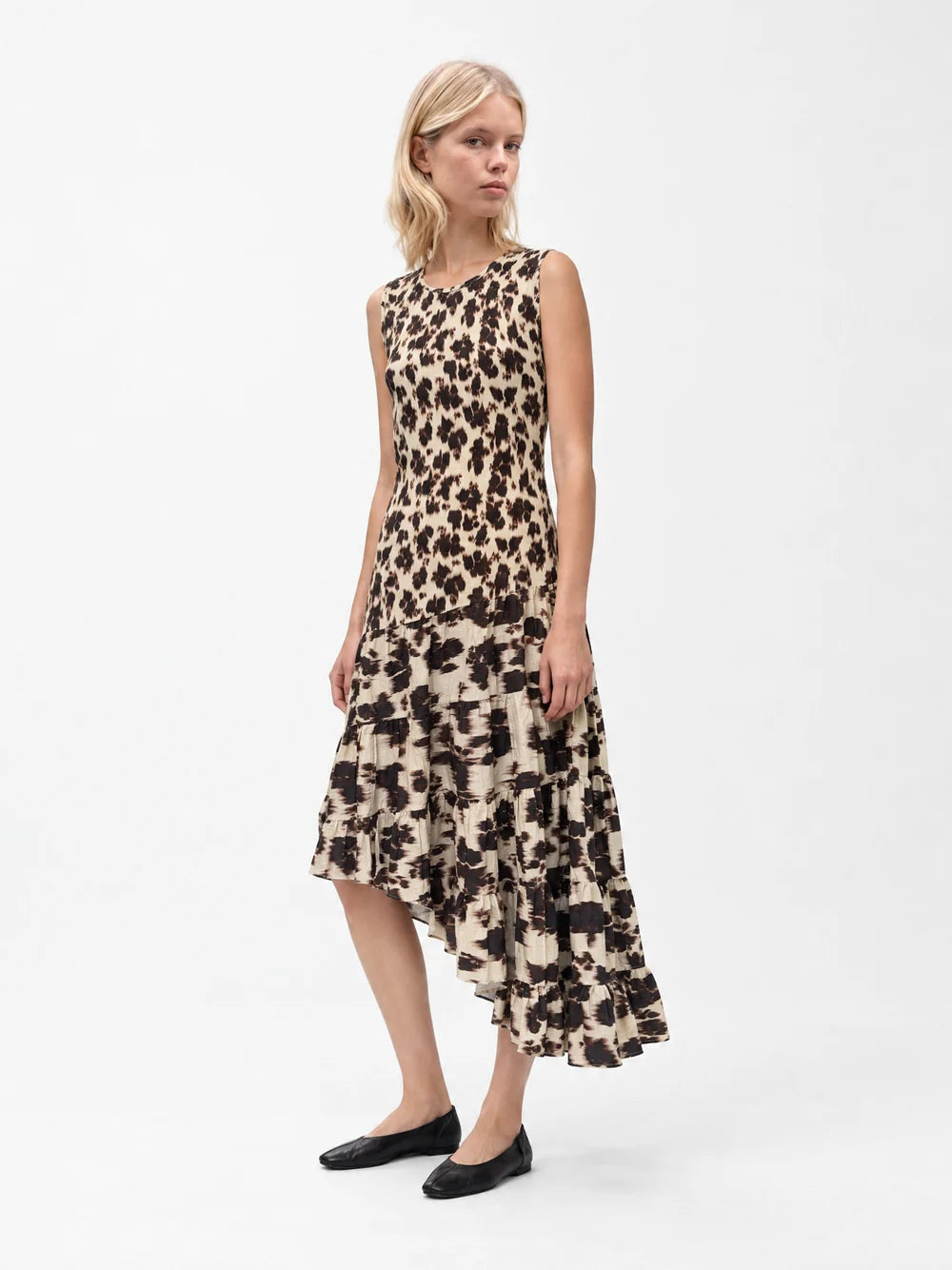 FIELD FLOWER DROP WAIST DRESS