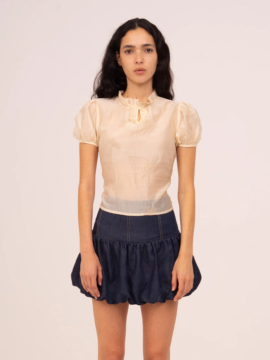 BLUSA ECHO COLOR CREMA
