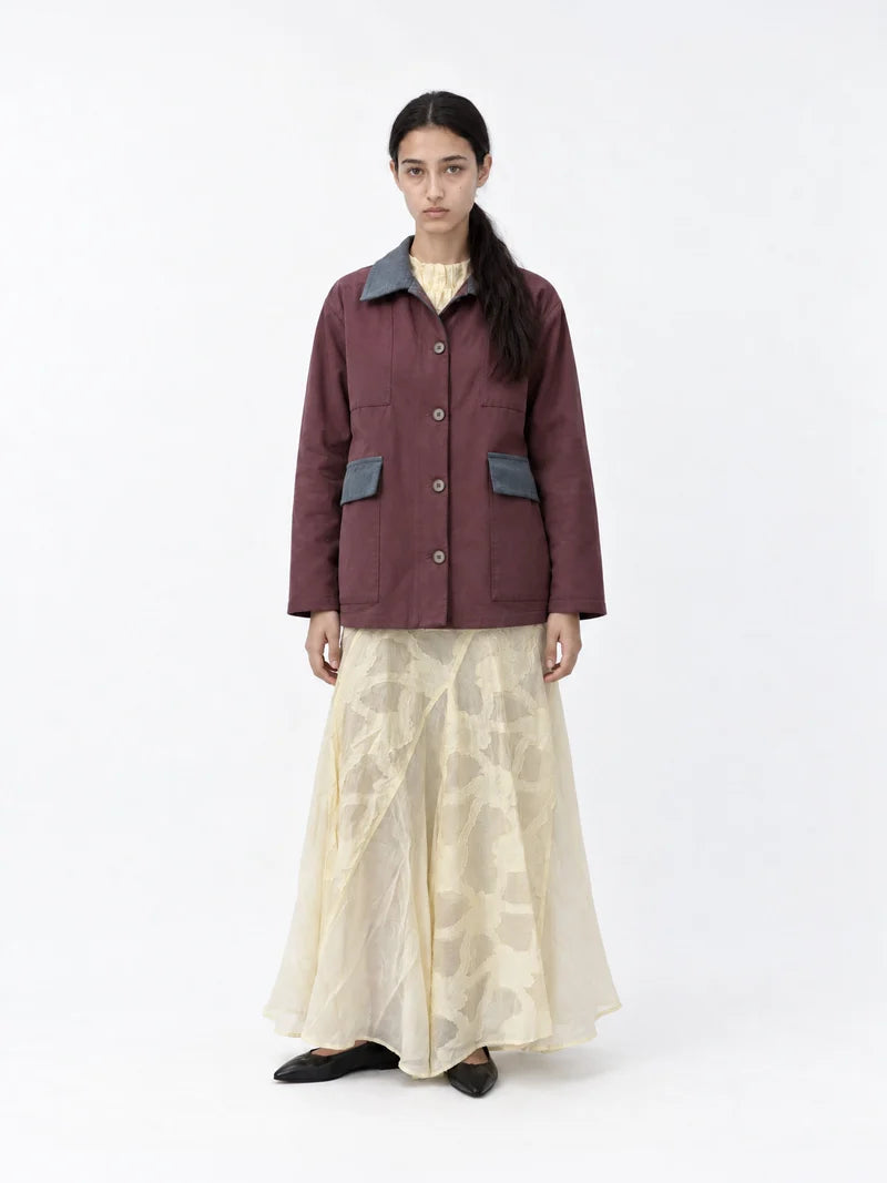 ACORN CONTRAST COLLAR JACKET