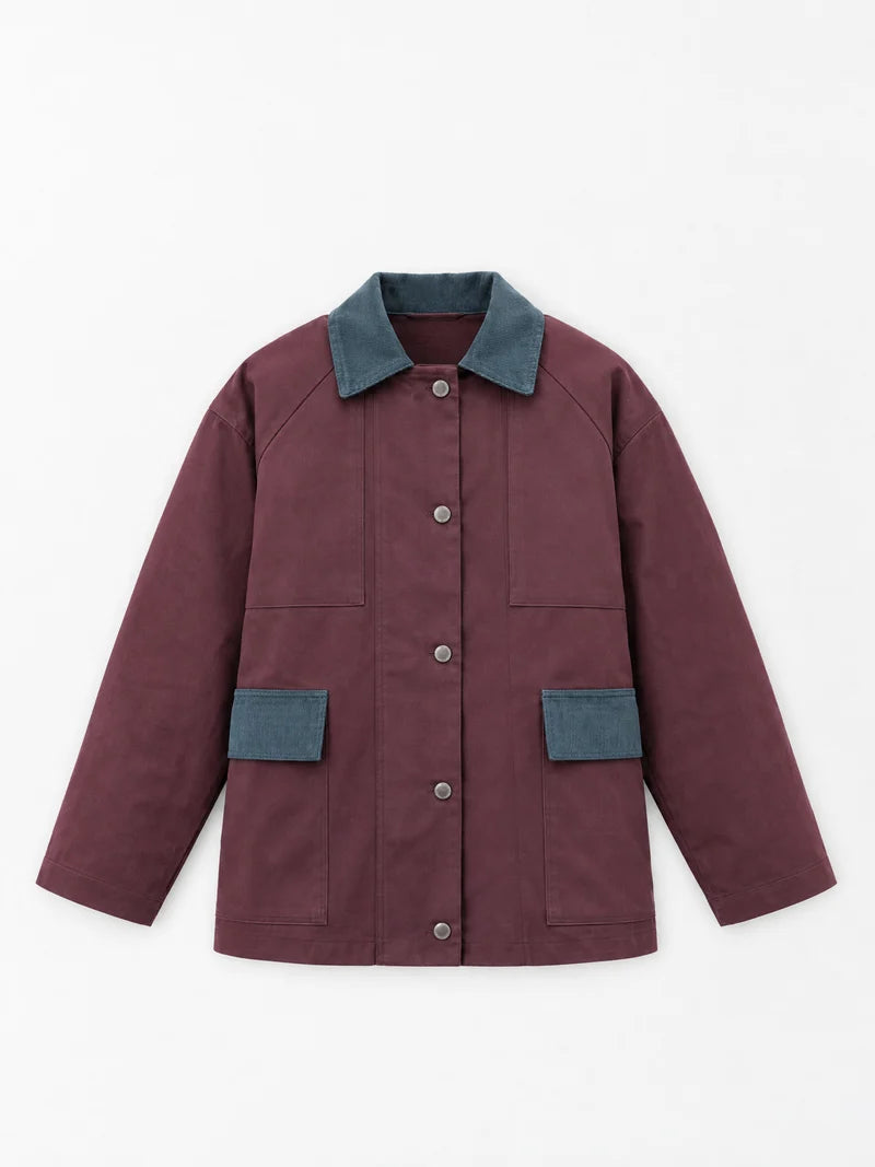 ACORN CONTRAST COLLAR JACKET