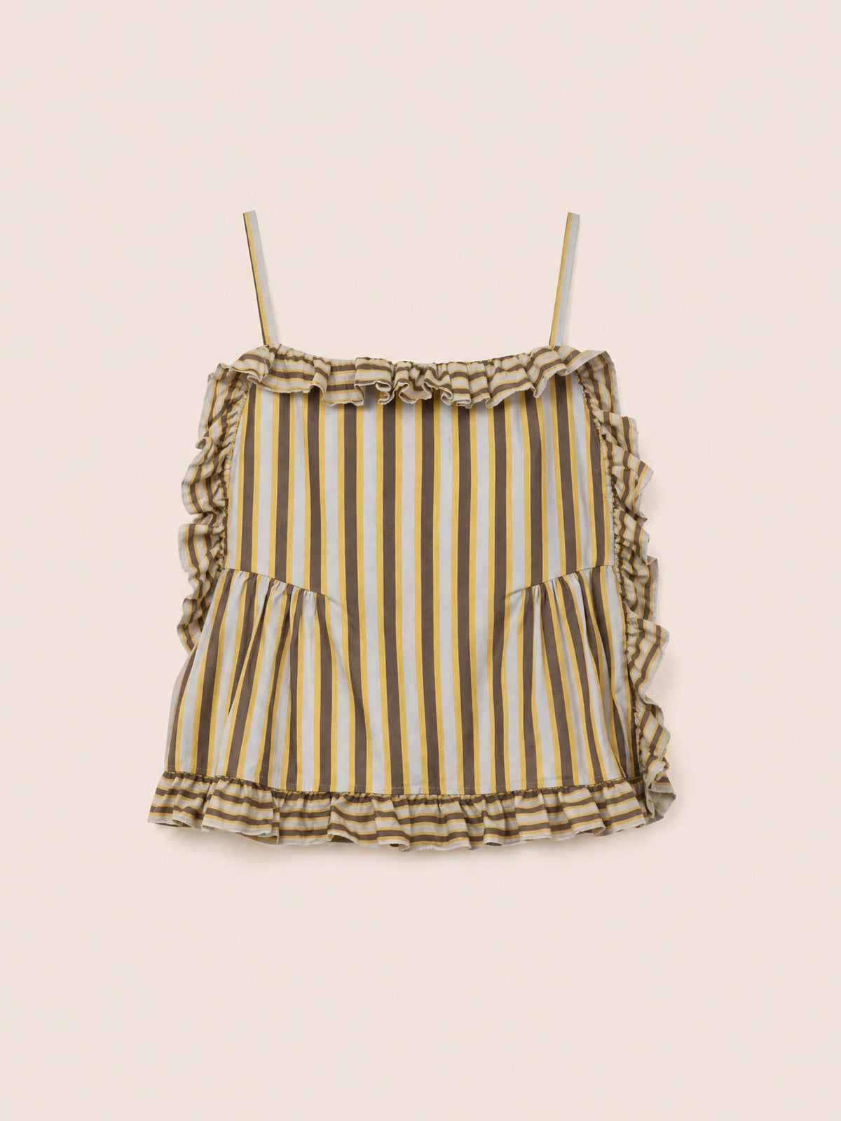 BLUSA A RAYAS SERENIDAD DORADA