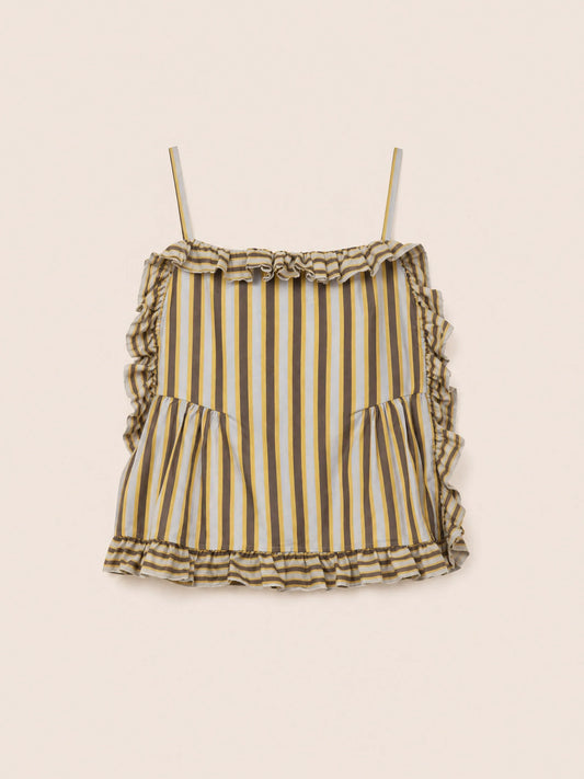 BLUSA A RAYAS SERENIDAD DORADA