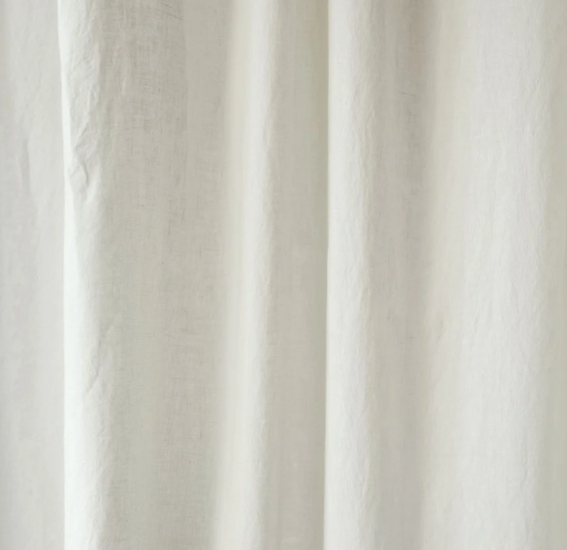 WHITE LINEN CURTAIN