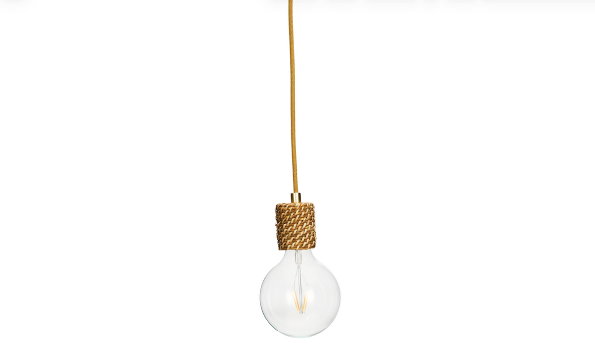 SEAGRASS CEILING LAMP W/ BULB