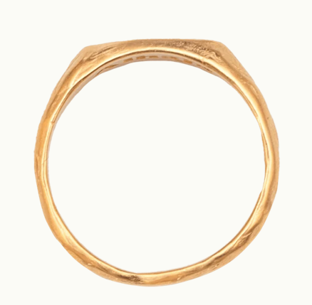 MINI AMORE GOLD SIGNET RING