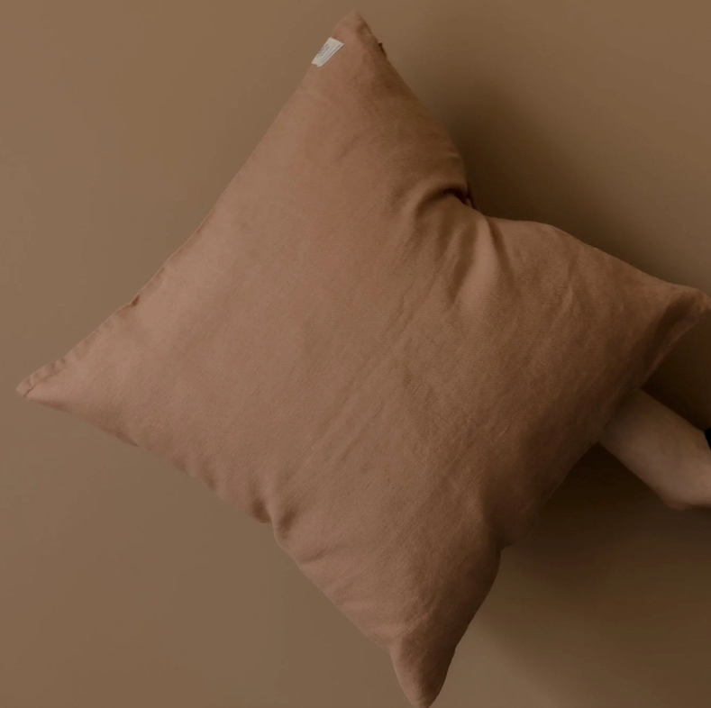 CAFE CREME LINEN CUSHION COVER