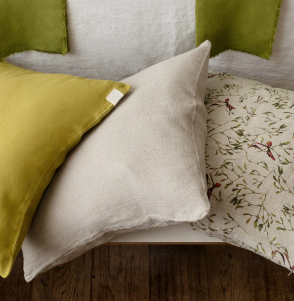 NATURAL LINEN CUSHION COVER