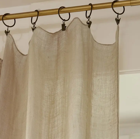 EVY LINEN NATURAL CURTAIN