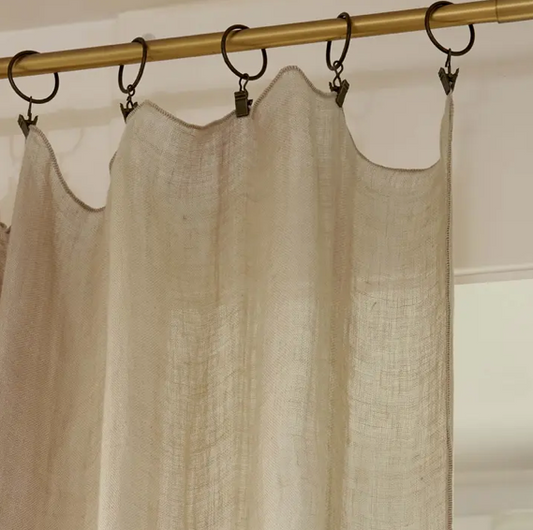 CORTINA DE LINO NATURAL EVY
