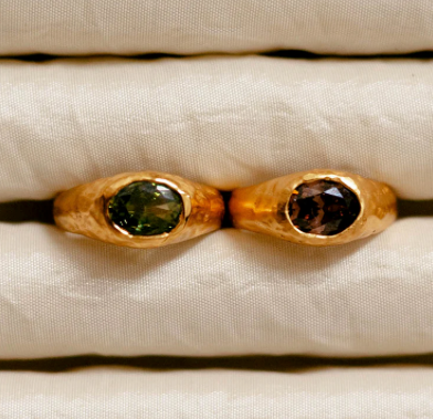 ANILLO POSITANO CARAMELO GOLD