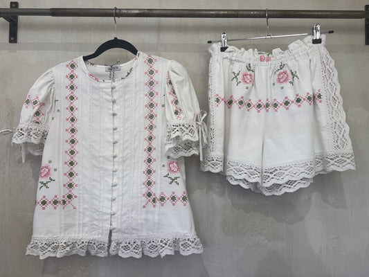 UPCYCLED VINTAGE LACE SET