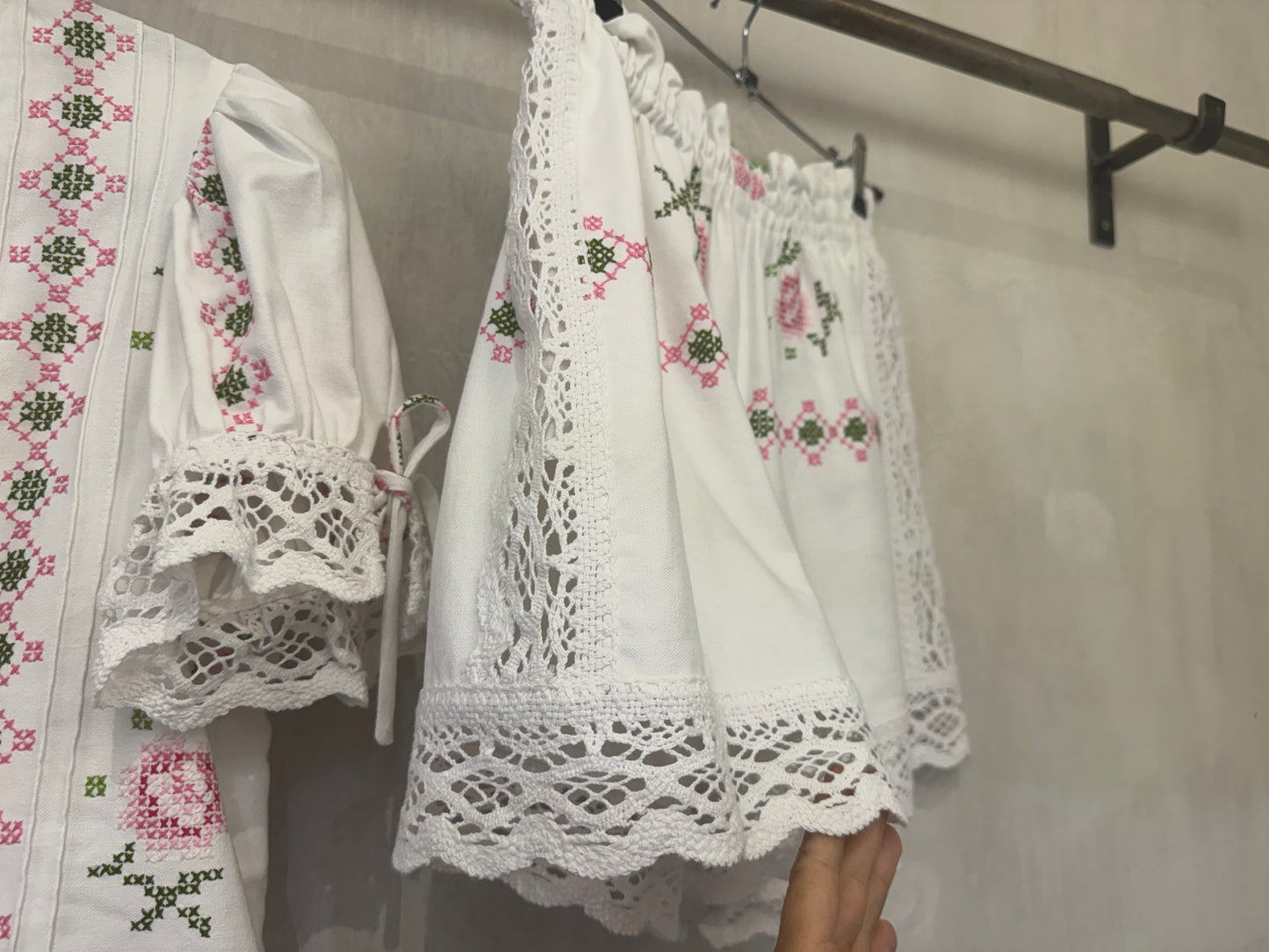 UPCYCLED VINTAGE LACE SET