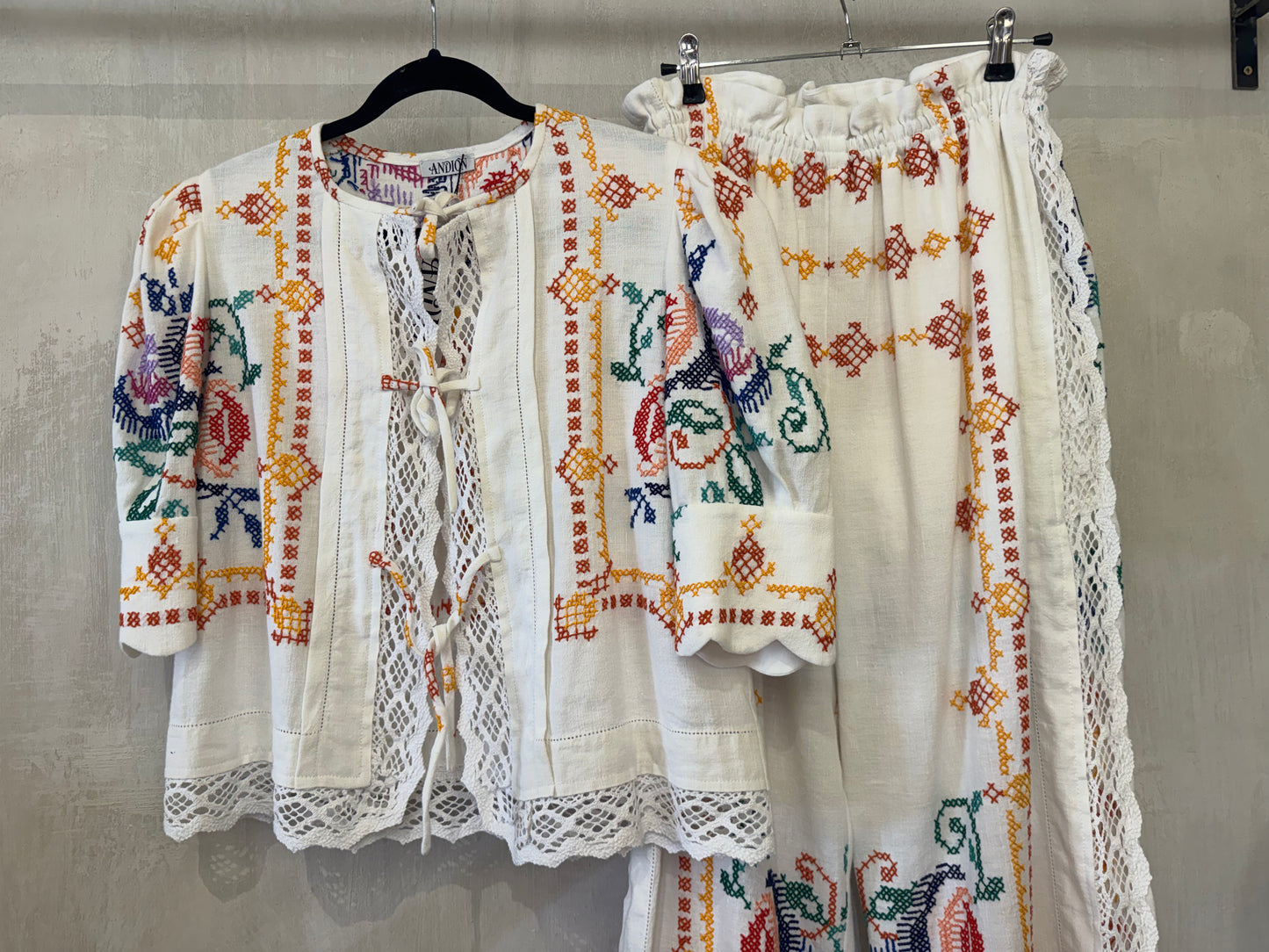 Conjunto vintage único