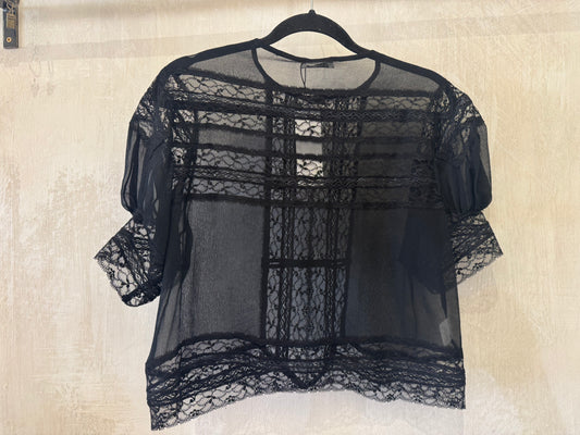 BLUSA NEGRA DE SEDA