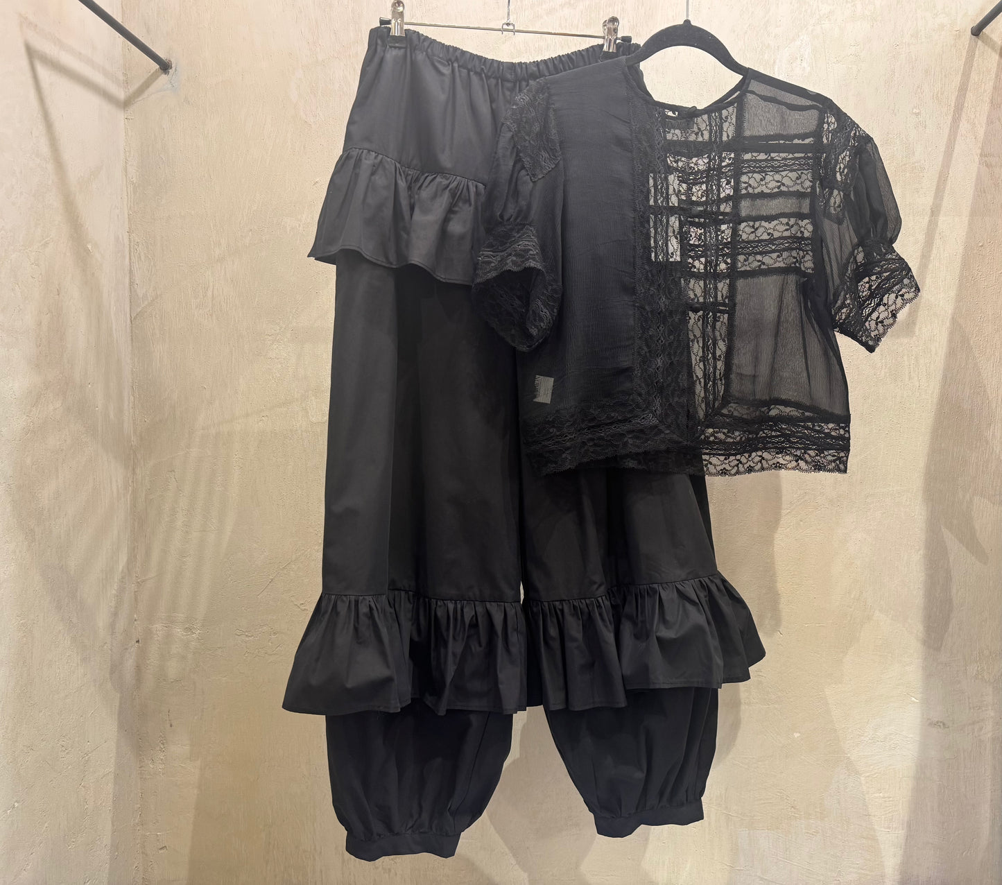 SILK BLACK BLOUSE