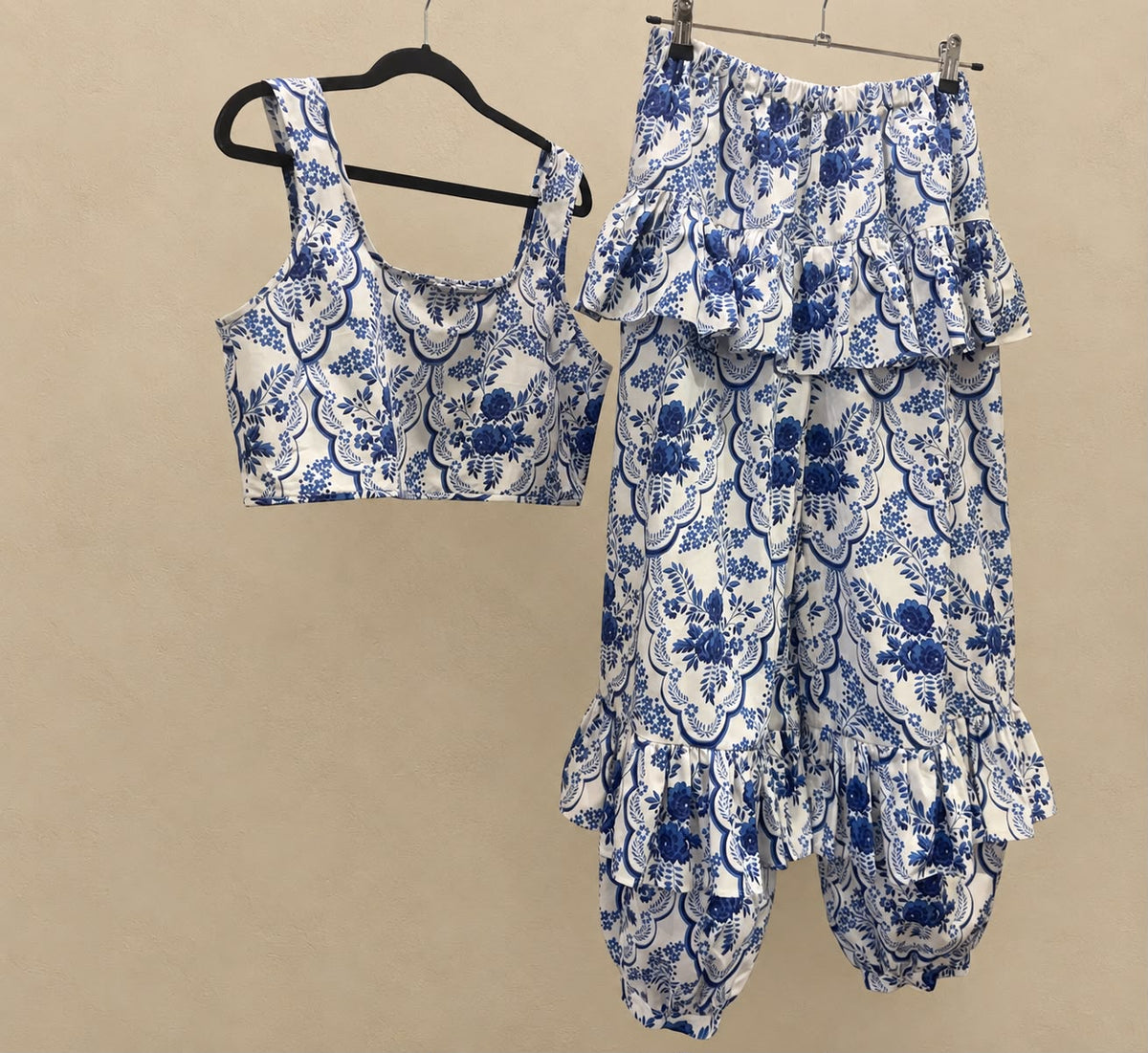 Blue flower set