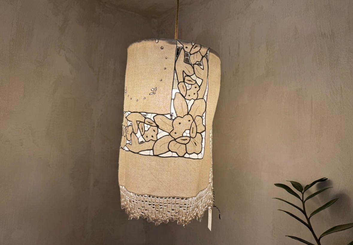 FLORAL COTTON LAMPSHADE