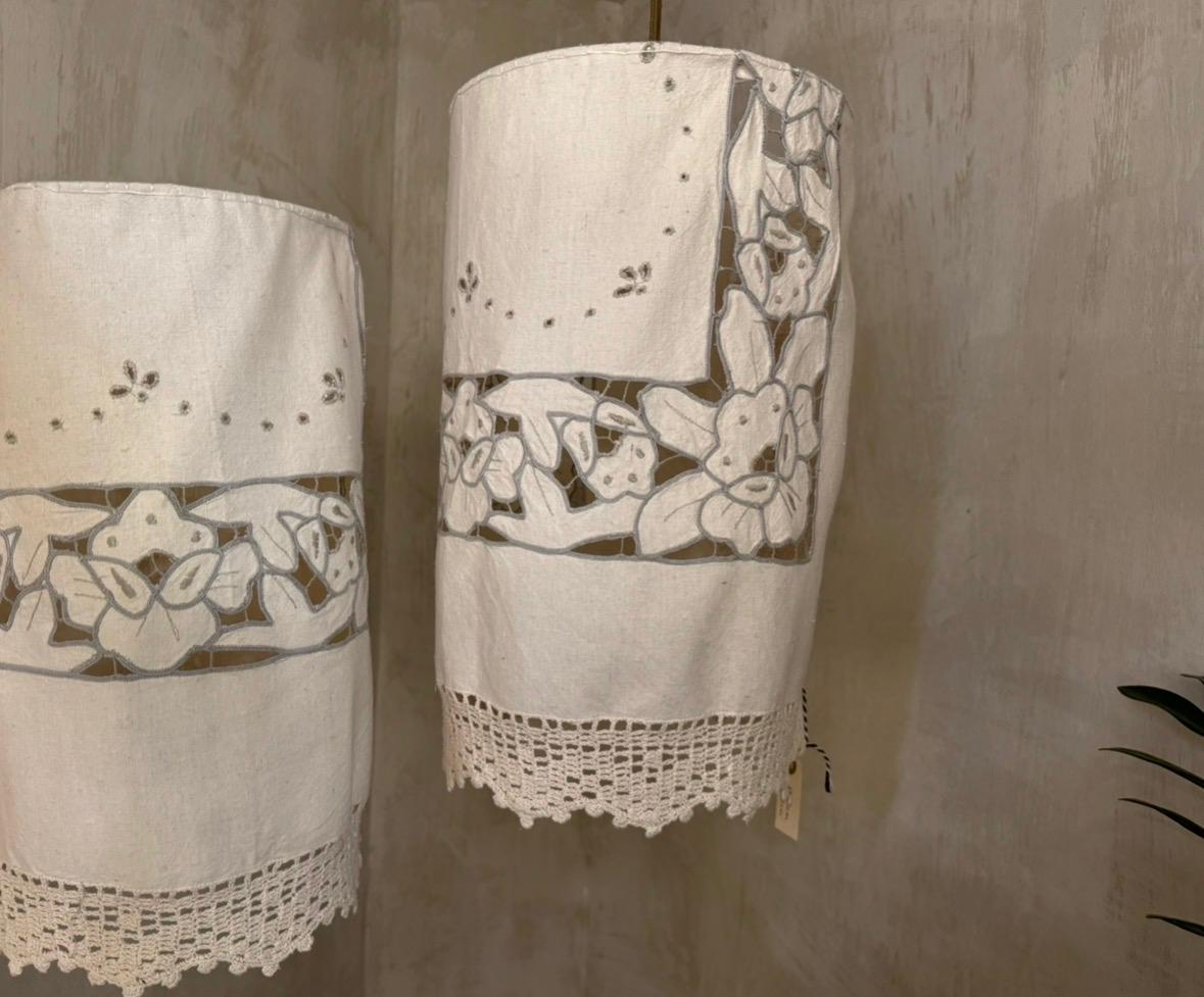 FLORAL COTTON LAMPSHADE