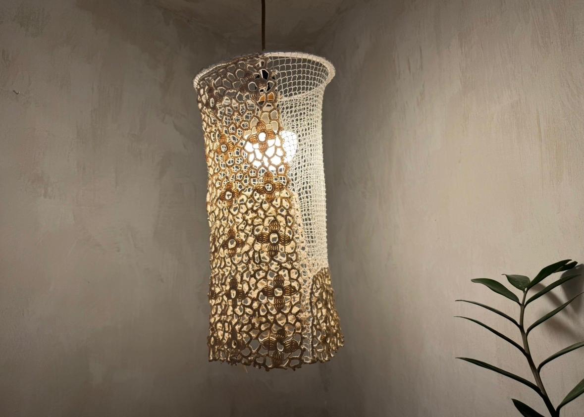 LUNE CROCHET LAMPSHADE