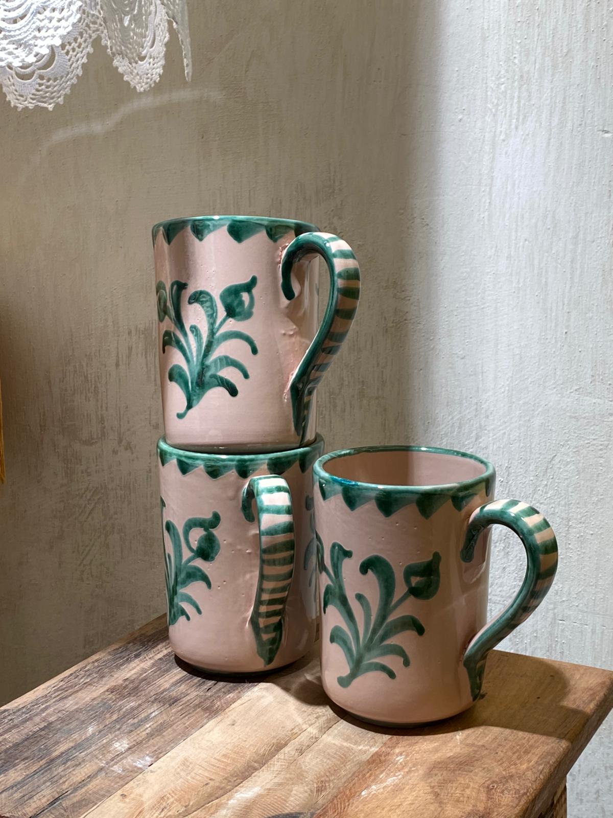TAZA PINTADA A MANO