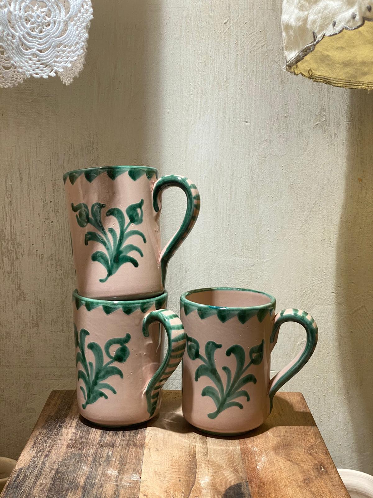 TAZA PINTADA A MANO