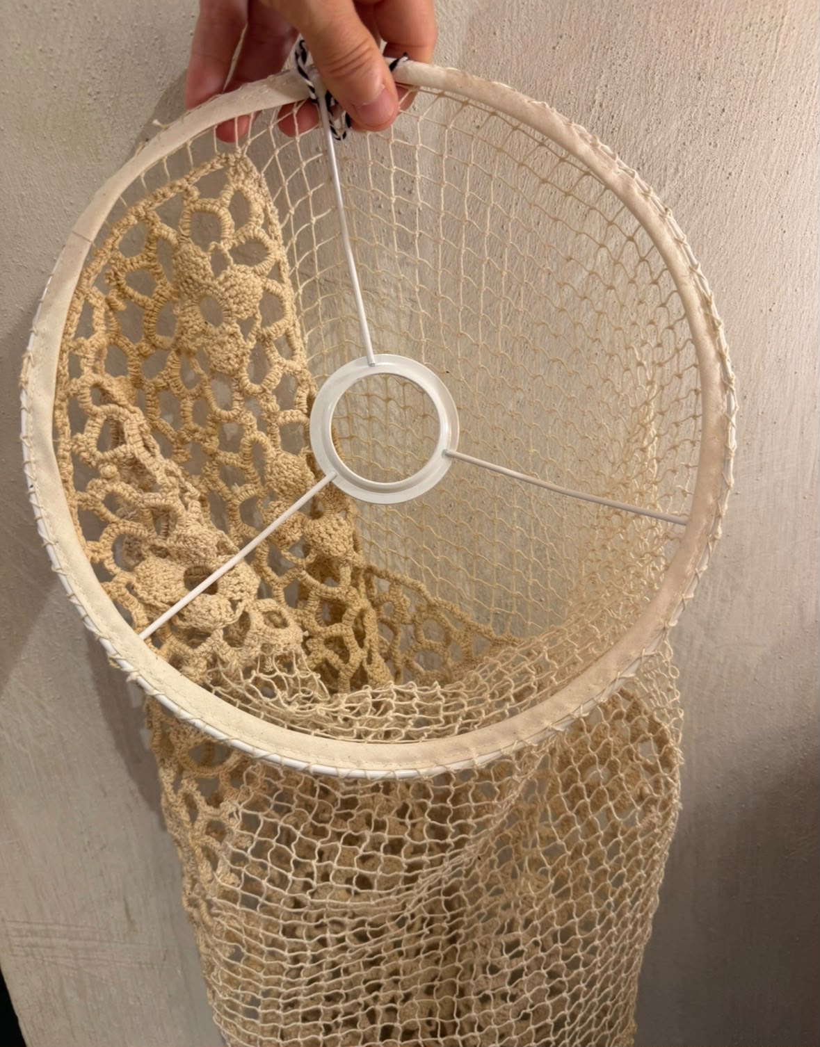 LUNE CROCHET LAMPSHADE