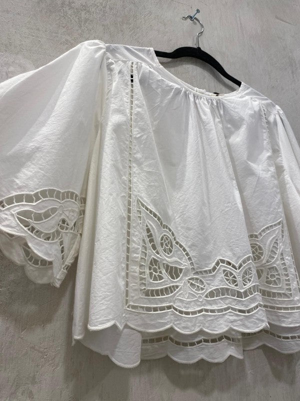 POPLIN TOP LOUVIA
