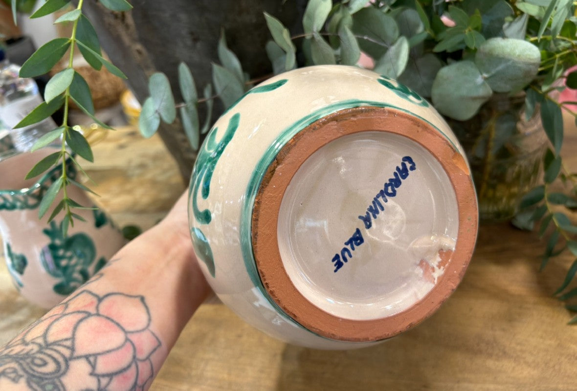 FRASCO PINTADO A MANO