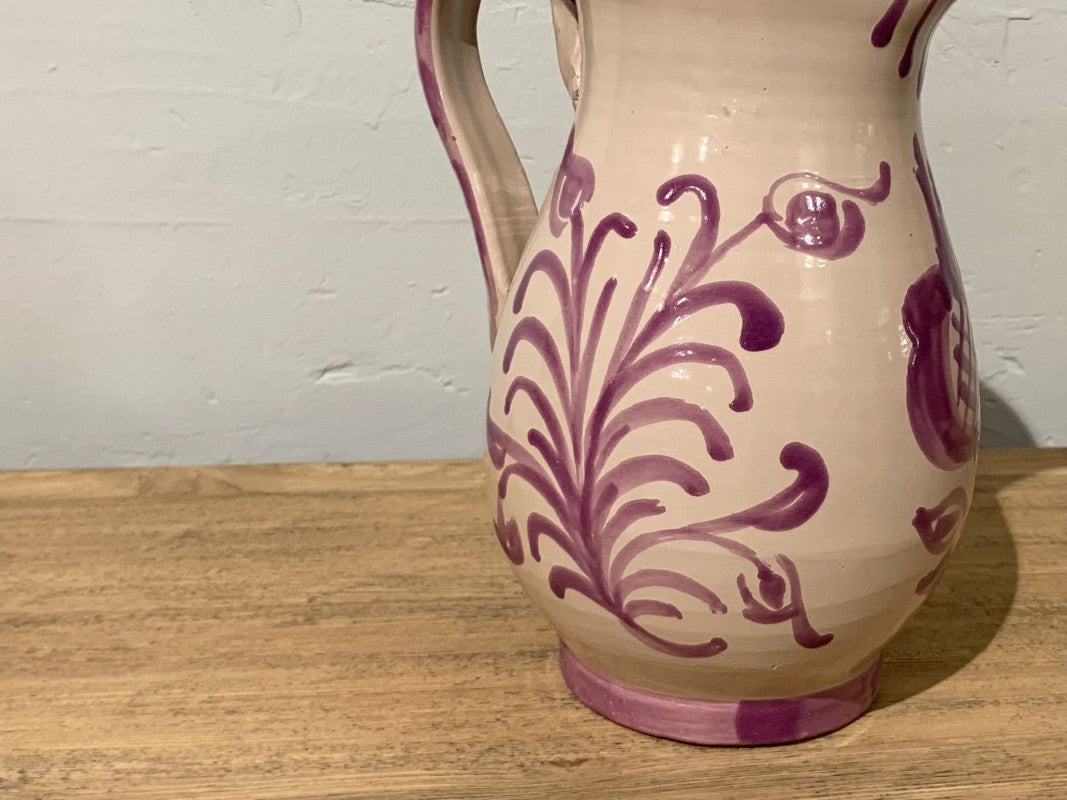 TARRO DE CERÁMICA PINTADO A MANO DE GRANADA