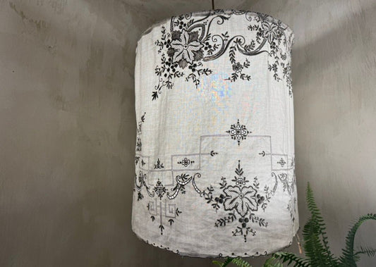 PANTALLA GRIS FLORES