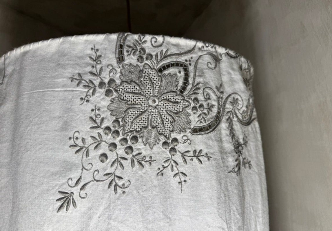 PANTALLA GRIS FLORES