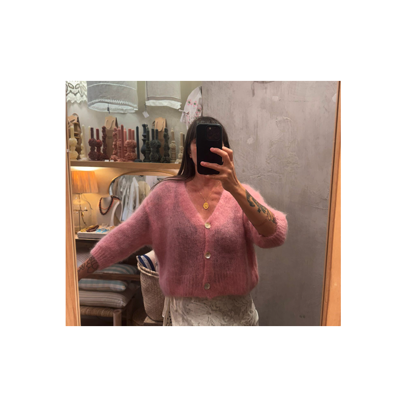 MOHAIR CARDIGAN