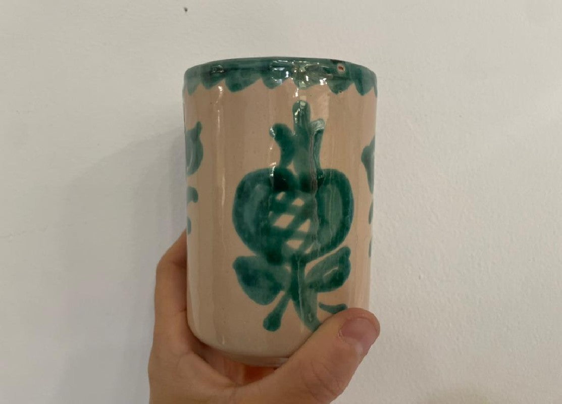 TAZA PINTADA A MANO