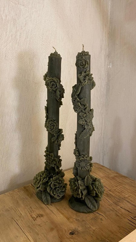 vela verde clavel
