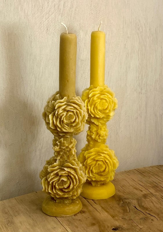 VELA ARTESANAL PEONÍA