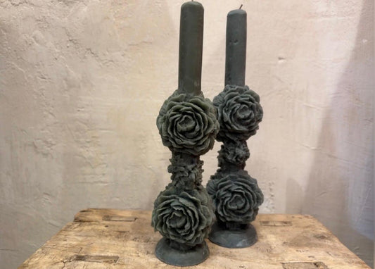 peony green candle