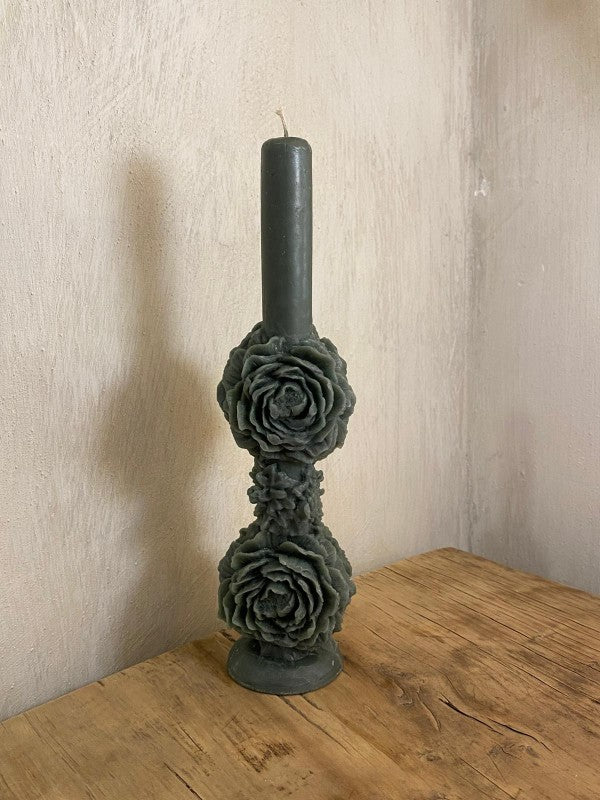 peony green candle