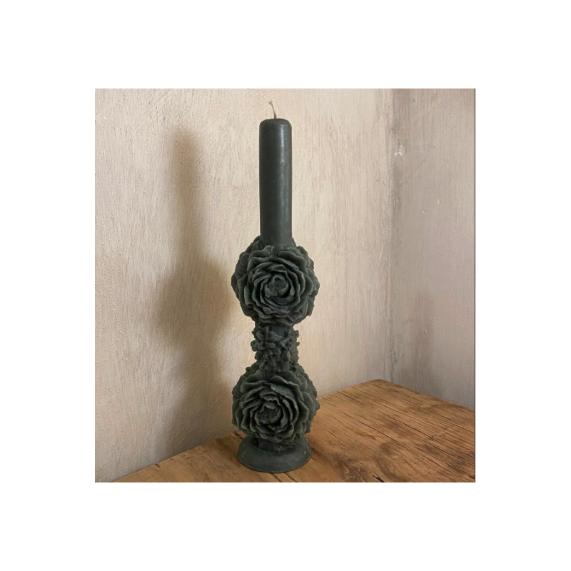 peony green candle
