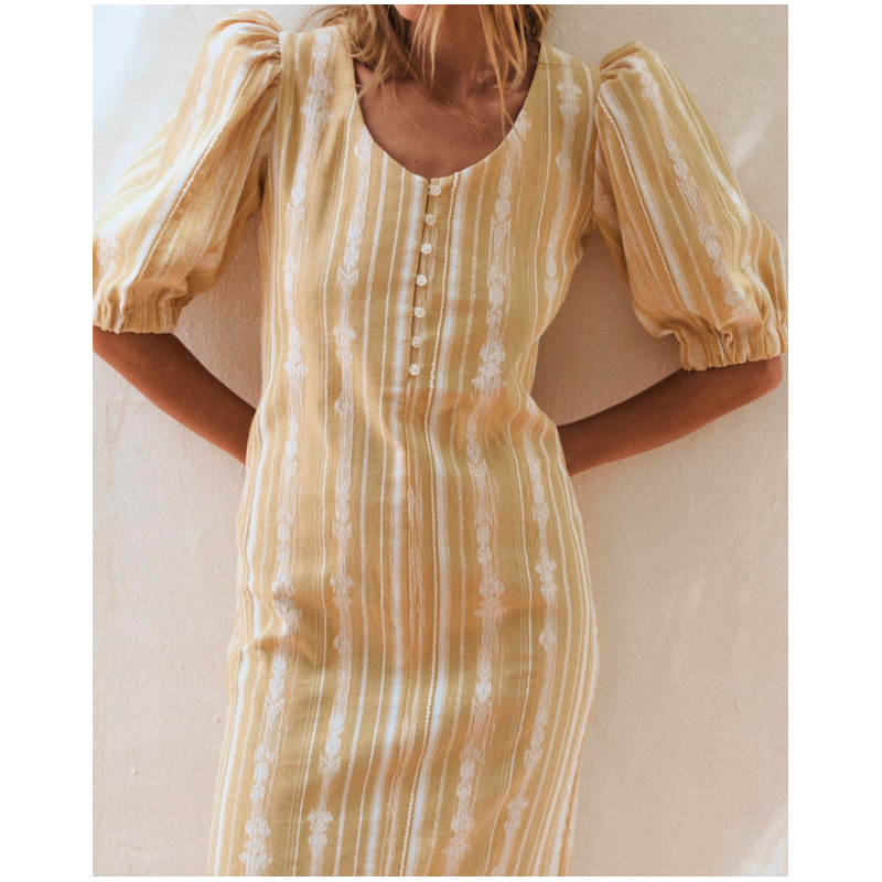 VESTIDO AMARILLO DE BARBARA