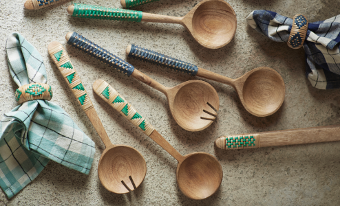 Set de cucharas de madera
