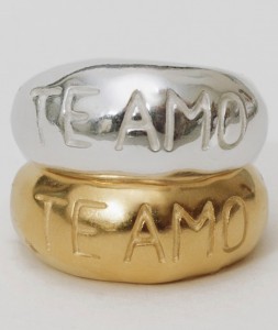 Anillo te amo Plata