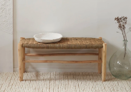 Bench Wood and Palm - 1meter