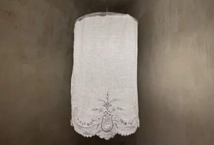 Hand embroidery lampshade